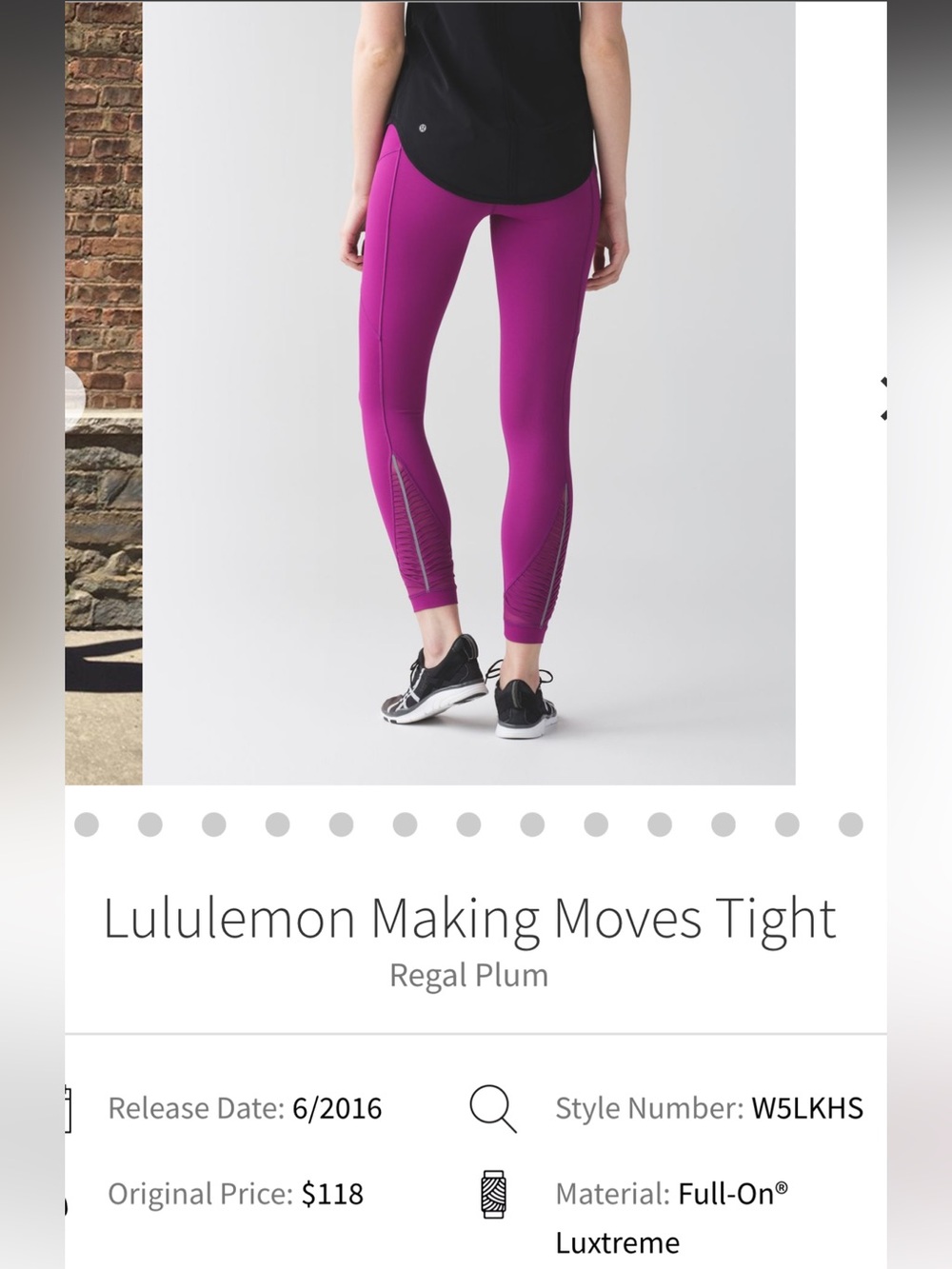 Lululemon High Waisted Leggings